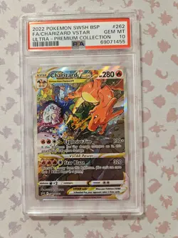 PSA Cards PAF Charizard SIR 10, Beast Enchanted 210/204 10, Dark Magician GFTP 7 - Image 5