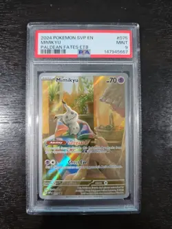 Mimikyu 075 Sv: Scarlet & Violet Promo Cards Holo PSA 9 - Image 1