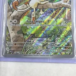Meowth 106/094 Illustration Rare Card - Pokemon Phantasmal Flames (Near Mint) - Image 3