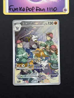 Excadrill 174/162 SV05 Temporal Forces Illustration Rare Holo Pokemon Card - Image 1