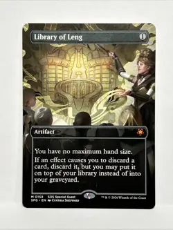 Library of Leng (Borderless) Special Guests Regular-Never Played-M0158 - Image 1