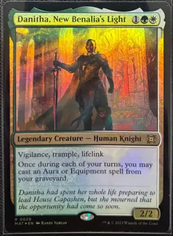 MTG March of the Machine The Aftermath Danitha, New Benalia's Light Foil (Rare) - Image 1