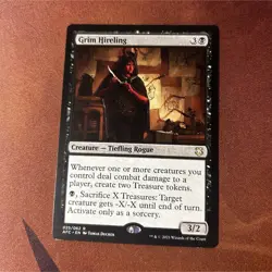 Wizards of the Coast Grim Hireling AFC Rare Creature 025/062 Regular - Image 1