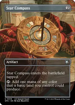 MTG Foil - Star Compass (Borderless) - 18 / NM / English - Image 1
