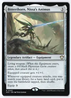Bitterthorn, Nissa's Animus 343 Commander: Secrets of Strixhaven - Image 1