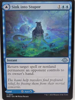 Sink into Stupor Soporific Springs MH3 DFC MTG LP Blue Spell Land 0241 - Image 1