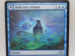 Sink into Stupor Soporific Springs MH3 DFC MTG LP Blue Spell Land 0241 - Image 2