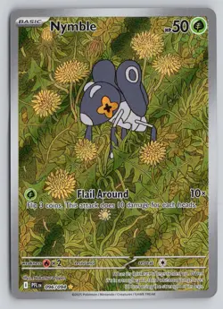 NYMBLE 096/094 ILLUSTRATION RARE PHANTASMAL FLAMES POKEMON NM - Image 1