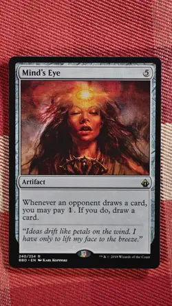 Mind's Eye Battlebond Regular MTG Rare - Image 1