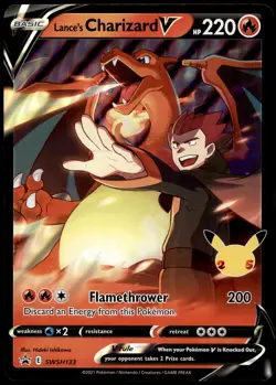 LANCE'S CHARIZARD V JUMBO SWSH133 - FULL ART - POKEMON TCG - ENG - Image 1