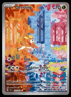 DEERLING 165/162 TEMPORAL FORCES ILLUSTRATION ART RARE POKEMON TCG ENGLISH - Image 1
