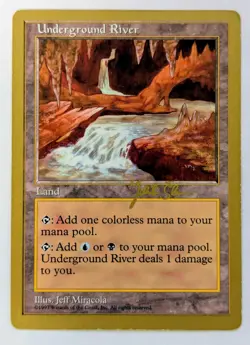 Underground River - 1997 Jakub Slemr (5ED) World Championship Decks, LP - MTG - Image 1