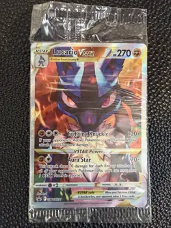LUCARIO VSTAR SWORD & SHIELD Swsh291 HOLO PROMO SEALED POKEMON ENGLISH - Image 1