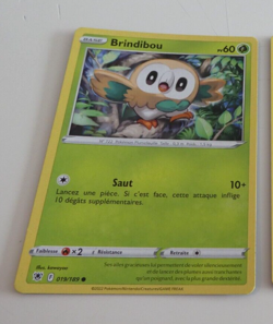 POKEMON ASTRES RADIEUX FRANCAISE CARD CARTE Brindibou 019/189 FR JCC ** - Image 1