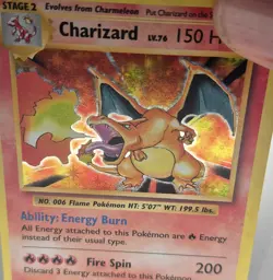 2016 Pokemon Evolutions 11/108 Charizard Holo LP - Image 2