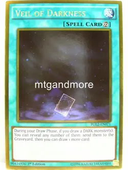 Yu-Gi-Oh - 1x Veil of Darkness - PGL2 - Premium Gold Serie 2 - Image 1