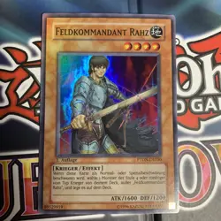 Yu-Gi-Oh! Feldkommandant Rahz PTDN-DE030 Super Rare 1. Auflage NM - Image 1