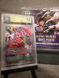 ONE PIECE TCG - Perona TR FR OP10 (OP09-034) - Graded 9.5 MINT BGS Beckett - Image 1