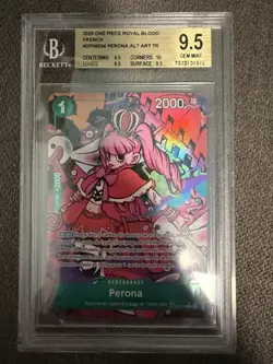 ONE PIECE TCG - Perona TR FR OP10 (OP09-034) - Graded 9.5 MINT BGS Beckett - Image 2