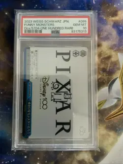 2023 WEISS SCHWARZ JAPANESE DISNEY 100 #099 FUNNY MONSTERS DPX/S104- 100 RARE - Image 1