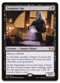 Sanguine Spy #93 (NM) Streets New Capenna SNC Magic MTG - Image 1