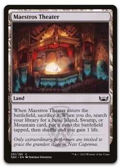 Maestros Theater #251 (NM) Streets New Capenna SNC Magic MTG - Image 1
