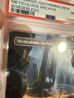 2024 MTG MURDERS AT KARLOV MANOR BORDERLESS-FOIL #328 METICULOUS ARCHIVE PSA 8 - Image 2