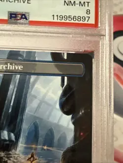 2024 MTG MURDERS AT KARLOV MANOR BORDERLESS-FOIL #328 METICULOUS ARCHIVE PSA 8 - Image 3