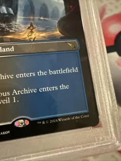 2024 MTG MURDERS AT KARLOV MANOR BORDERLESS-FOIL #328 METICULOUS ARCHIVE PSA 8 - Image 4