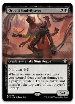 Orochi Soul-Reaver (Extended Art) #58 (NM) Thunder Junction OTC Magic MTG - Image 1