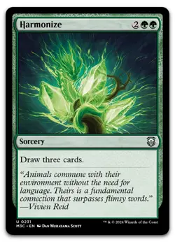 Harmonize #231 (NM) Modern Horizons 3 M3C Magic MTG - Image 1