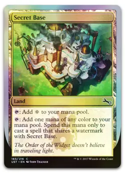 Secret Base (A) #165 (Foil) (NM) Unstable UST Magic MTG - Image 1