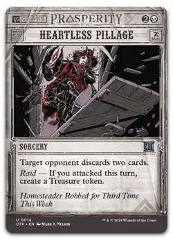 Heartless Pillage #14 (NM) Thunder Junction OTP Magic MTG - Image 1
