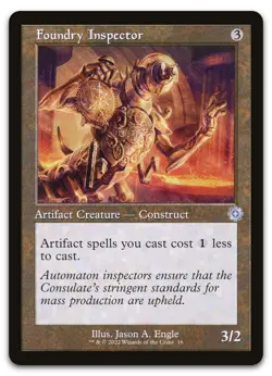 Foundry Inspector #16 (NM) Brothers' War BRR Magic MTG - Image 1