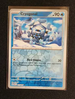 Cryogonal Reverse Holo Obsidian Flames 055/197 Pokemon Card US Seller - Image 1