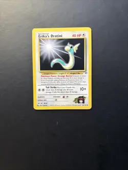 Erika's Dratini #42/132 Gym Heroes NM Pokemon 2000 - Image 1