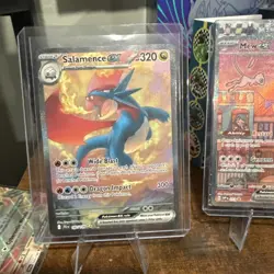 POKEMON! Salamence ex 187/159 Special Illustration SIR SV09: Journey Together NM - Image 2
