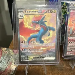 POKEMON! Salamence ex 187/159 Special Illustration SIR SV09: Journey Together NM - Image 3