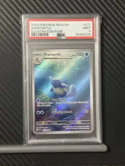 Squirtle Wartortle Blastoise PSA 9 Sequential 151 English Illustration Pokemon - Image 3