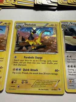 Pokemon TCG XY Flashfire Brilliant Thunder Theme Deck All 60 Cards And Box - Image 3