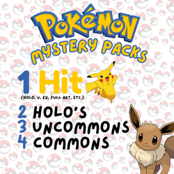 Pokemon TCG * Mystery Pack * 10 cards per pack (English) - Image 1