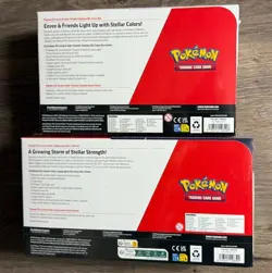 Pokemon Costco Prismatic Evolutions & Surging Sparks ETB/Booster bundle Set of 2 - Image 2