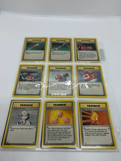 Pokemon Lot of 65 Vintage Base Set Regular/Shadowless LP - Image 2