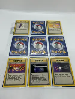 Pokemon Lot of 65 Vintage Base Set Regular/Shadowless LP - Image 3