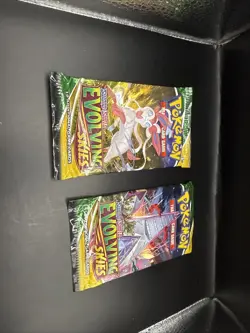 Pokemon Evolving Skies Booster Pack 10 Cards Pack New Sealed Official X 2 - Image 1