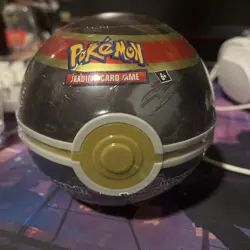 Pokemon TCG Pokeball Tin - 3 Pokemon Booster Packs + Coin, Factory Sealed New - Image 1