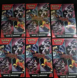 Lot Of 6 Pokemon Destined Rivals Booster Bundles - Image 1