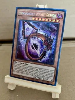 Yu-Gi-Oh! Schwarzschild Infinity Dragon MZTM-EN013 1st Ed Foil - Image 1