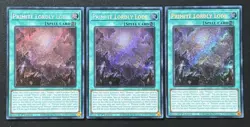 2026 YUGIOH RARITY RA05 1ST ED SECRET RARE PRIMITE LORDLY LODE X3 NM - Image 1