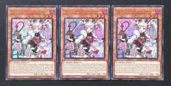 2026 YUGIOH RARITY RA05 1ST ED ULTRA RARE MALISS P WHITE RABBIT X3 NM - Image 1